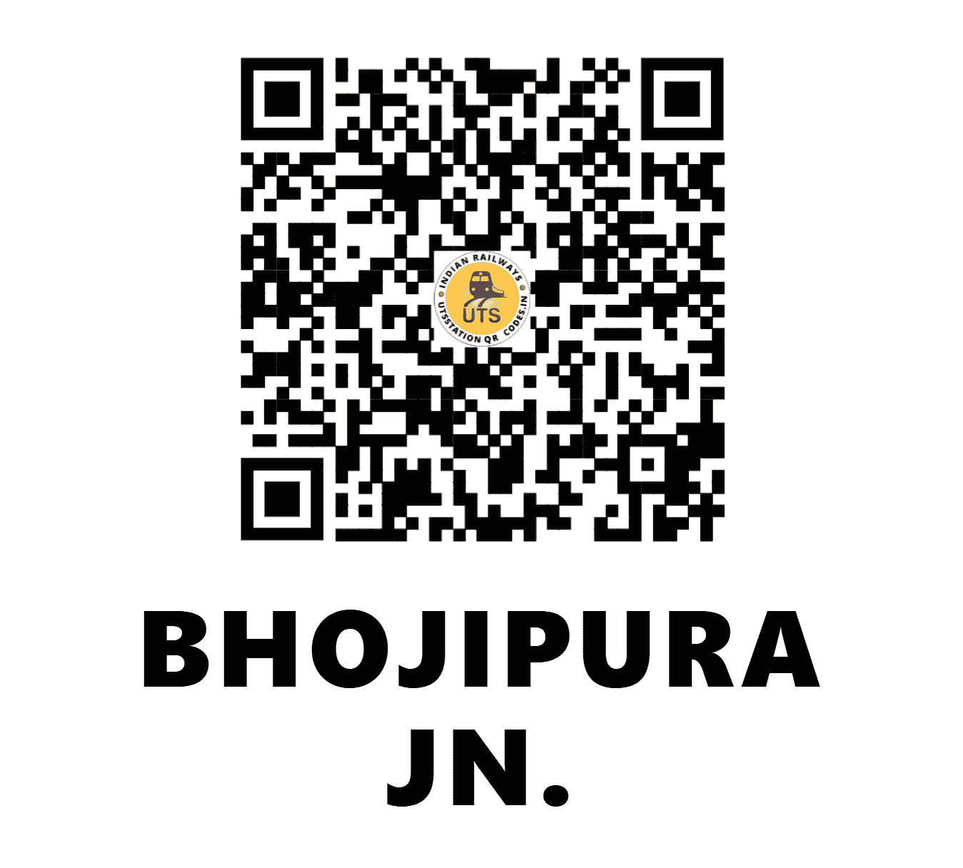 UTS QR Code for BHOJIPURA JN. - BPR - NE (UTTAR PRADESH)